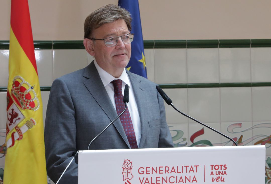 Imagen del líder del gobierno valenciano, Ximo Puig Imagen del líder del gobierno valenciano, Ximo Puig