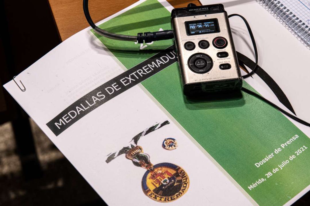Rueda de prensa de presentación de las Medallas de Extremadura 2021 Rueda de prensa de presentación de las Medallas de Extremadura 2021