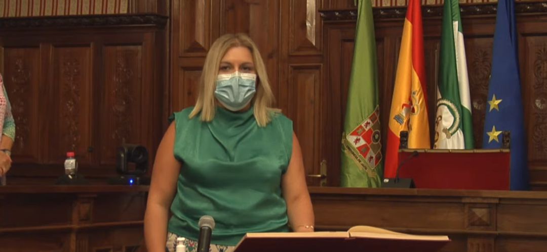 Rocío Zamora toma posesión como diputada provincial. Rocío Zamora toma posesión como diputada provincial.