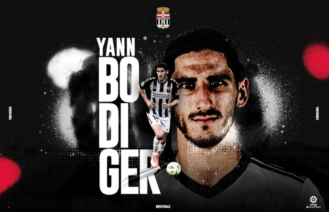 Bodiger en su cartel de bienvenida Bodiger en su cartel de bienvenida