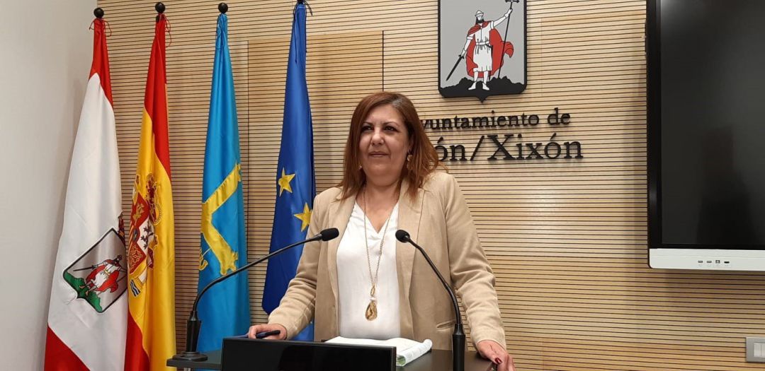 Archivo - Marina Pineda, portavoz del Ayuntamiento de Gijón Archivo - Marina Pineda, portavoz del Ayuntamiento de Gijón