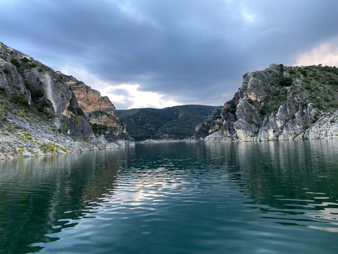 Boca del Infierno en el embalse de Entrepeñas Boca del Infierno en el embalse de Entrepeñas