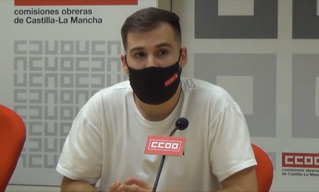 Juan Carlos del Puerto, secretario regional de Juventud y Formación Sindical de CCOO Juan Carlos del Puerto, secretario regional de Juventud y Formación Sindical de CCOO
