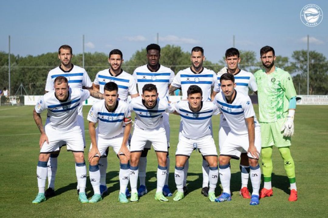 Alineación inicial en el partido disputado en Laguardia. Alineación inicial en el partido disputado en Laguardia.