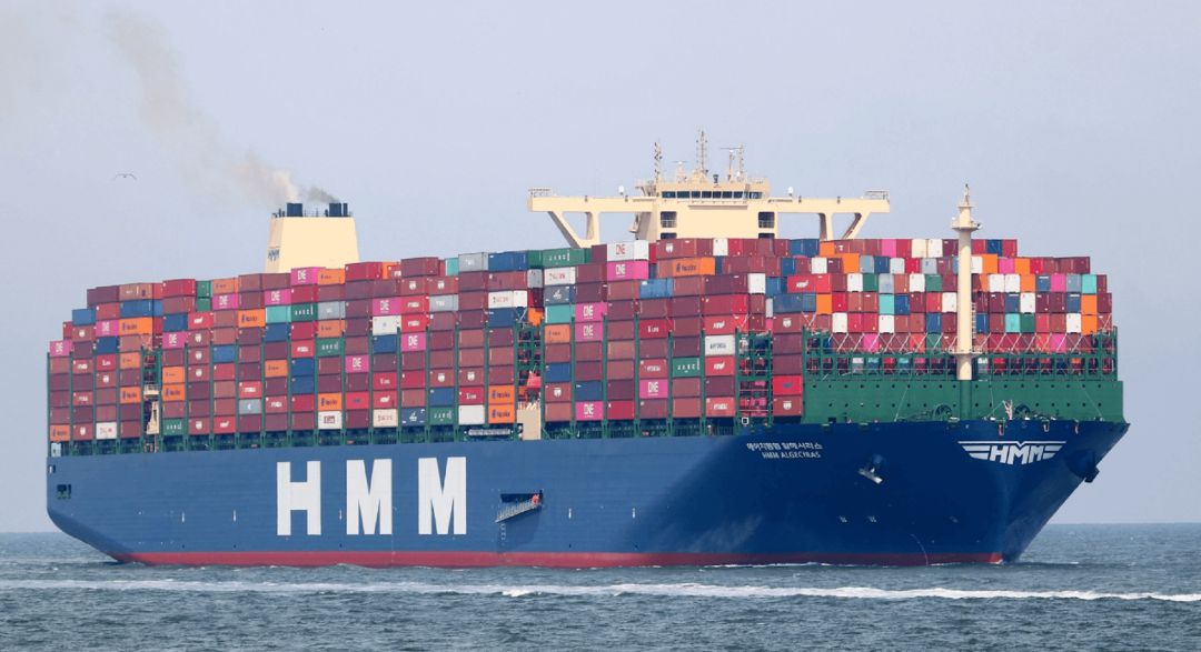 Una imagen del 'HMM Algeciras', el portacontenedores más grande del mundo. Una imagen del 'HMM Algeciras', el portacontenedores más grande del mundo.