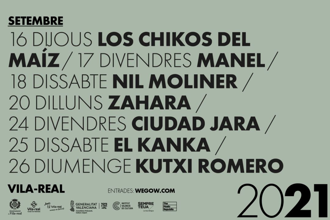 Imagen del cartel de conciertos Imagen del cartel de conciertos