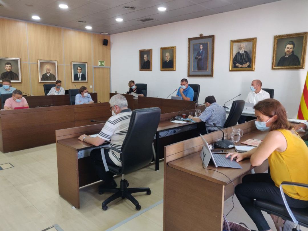 Un momento durante el pleno Un momento durante el pleno