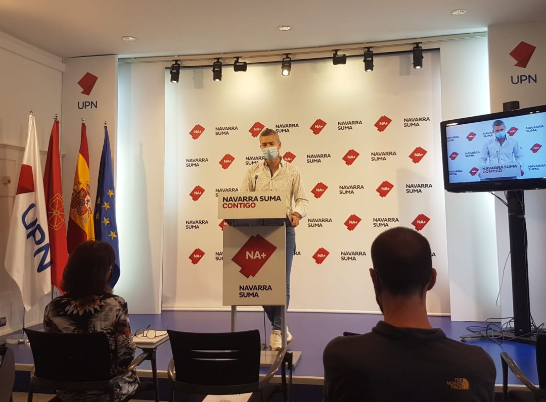 Jorge Esparza, parlamentario de Navarra Suma. Jorge Esparza, parlamentario de Navarra Suma.