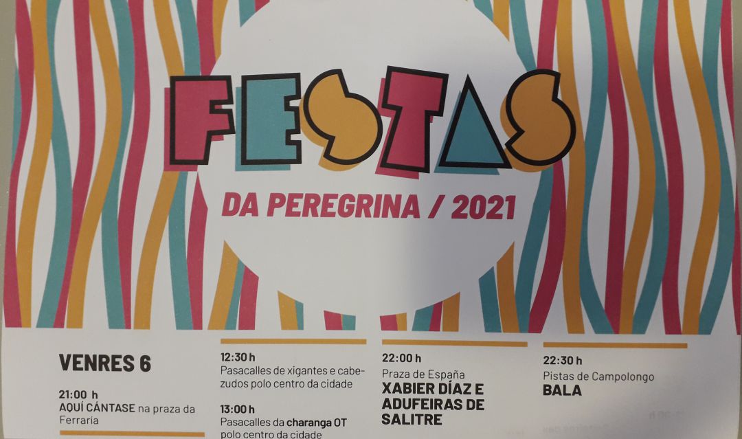 Portada del programa de Fiestas de la Peregrina 2021 de Pontevedra Portada del programa de Fiestas de la Peregrina 2021 de Pontevedra