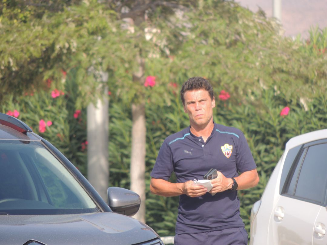 Rubi llegando al Estadio de los Juegos Mediterráneos. Rubi llegando al Estadio de los Juegos Mediterráneos.