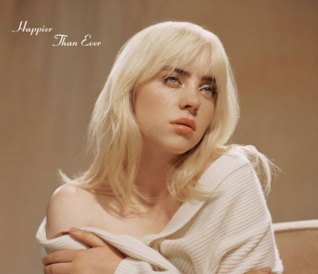La portada del nuevo disco de Billie Eilish, 'Happier than ever'. La portada del nuevo disco de Billie Eilish, 'Happier than ever'.