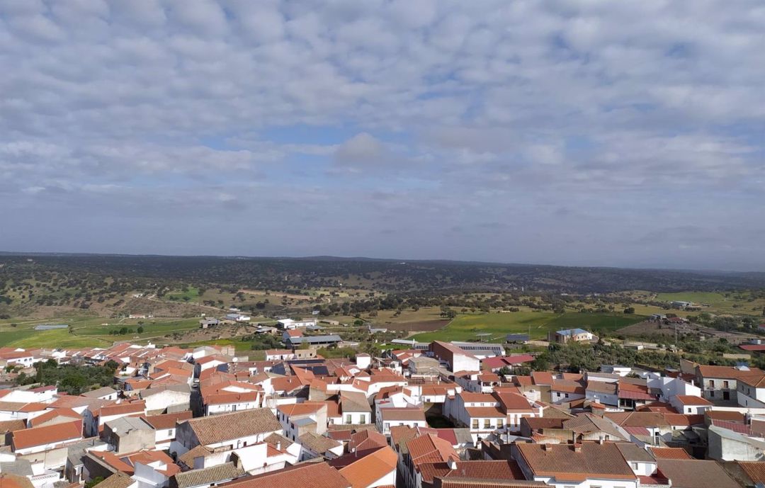 Vista aérea de Pedroche Vista aérea de Pedroche