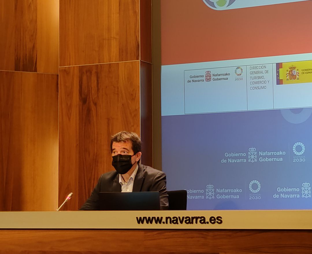 Imagen del consejero de Desarrollo Económico, Mikel Irujo. Imagen del consejero de Desarrollo Económico, Mikel Irujo.