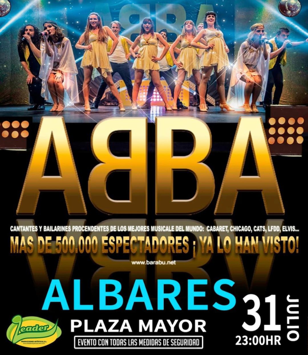 Cartel actuación Albares Cartel actuación Albares