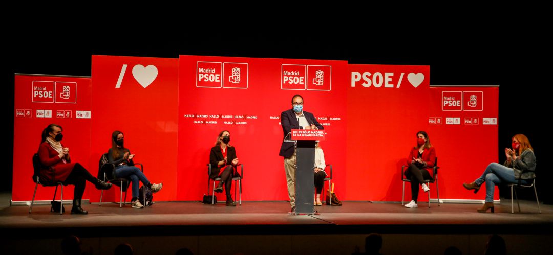 El alcalde de Leganés, Santiago Llorente, durante un acto de su partido El alcalde de Leganés, Santiago Llorente, durante un acto de su partido