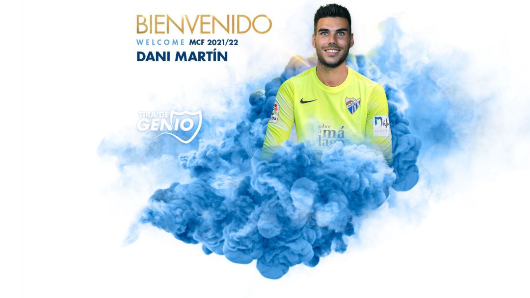 Así anunció el Málaga el fichaje de Dani Martín Así anunció el Málaga el fichaje de Dani Martín