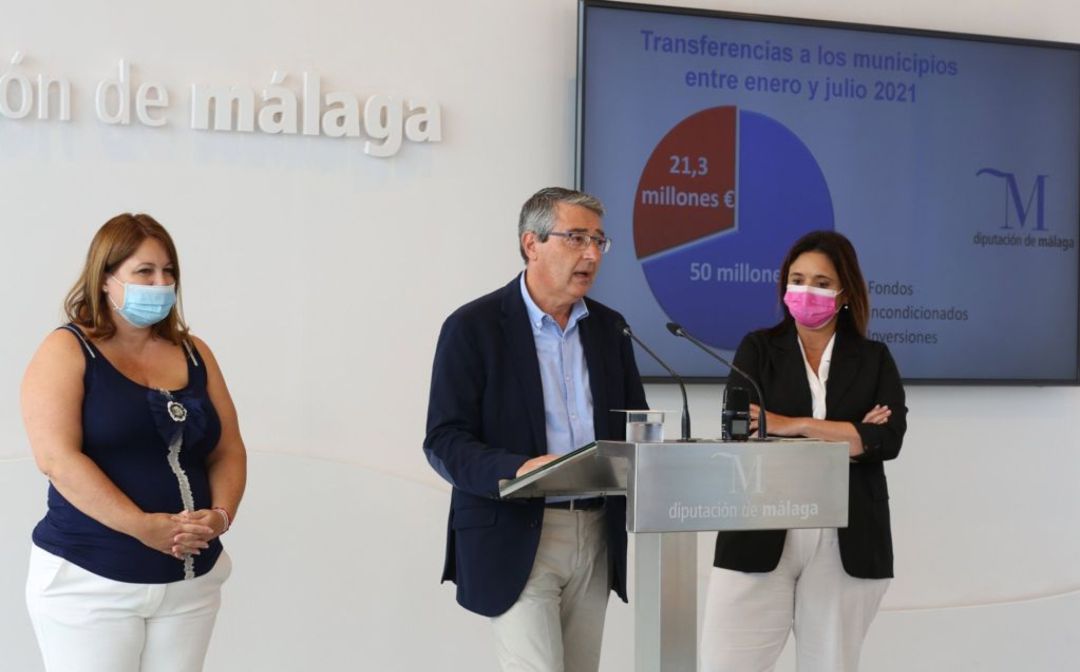 Francisco Salado, presidente de la Diputación de Málaga. Francisco Salado, presidente de la Diputación de Málaga.