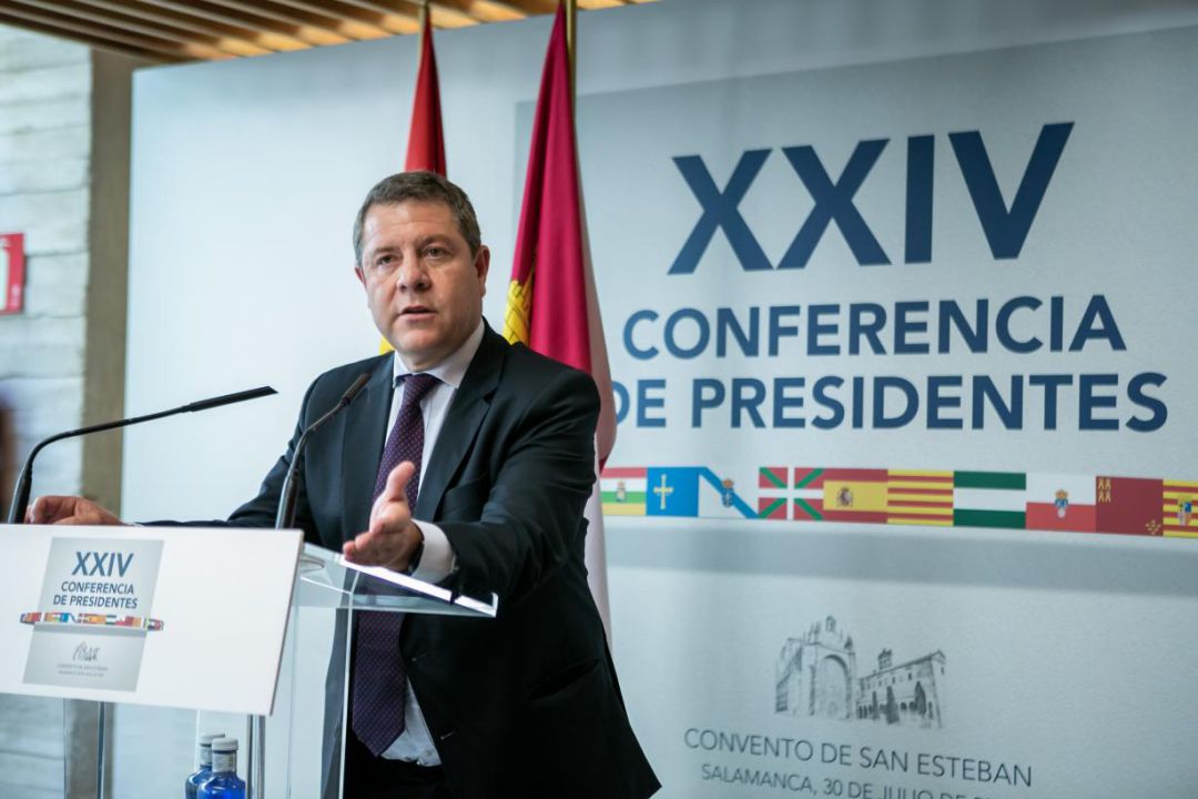 Emiliano García-Page en la Conferencia de Presidentes Emiliano García-Page en la Conferencia de Presidentes