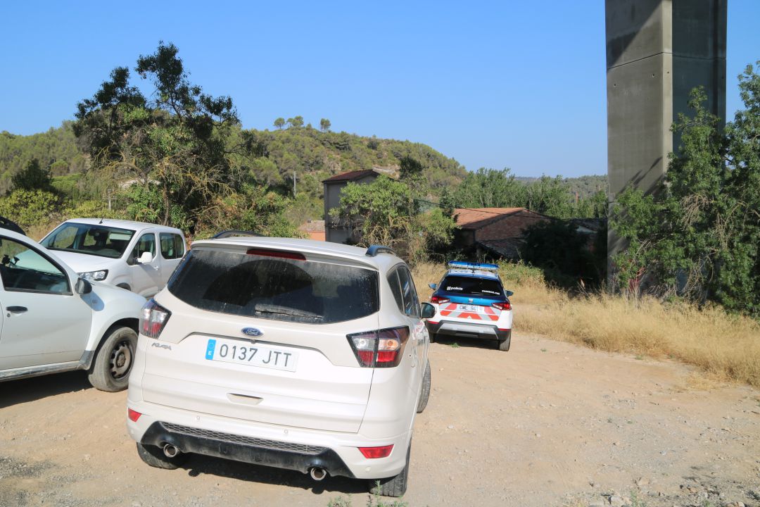 La zona donde se han encontrado los cadáveres, en Sant Vicenç de Castellet (Barcelona) La zona donde se han encontrado los cadáveres, en Sant Vicenç de Castellet (Barcelona)