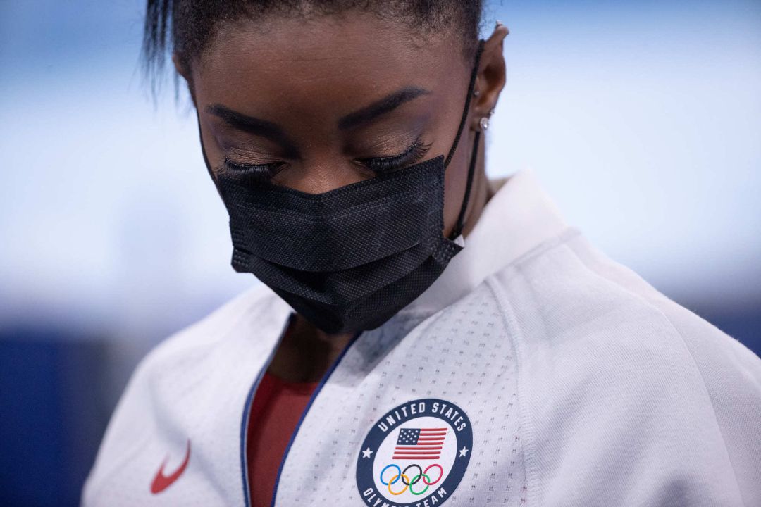 Simone Biles, gimnasta estadounidense, en los Juegos Olímpicos. Simone Biles, gimnasta estadounidense, en los Juegos Olímpicos.