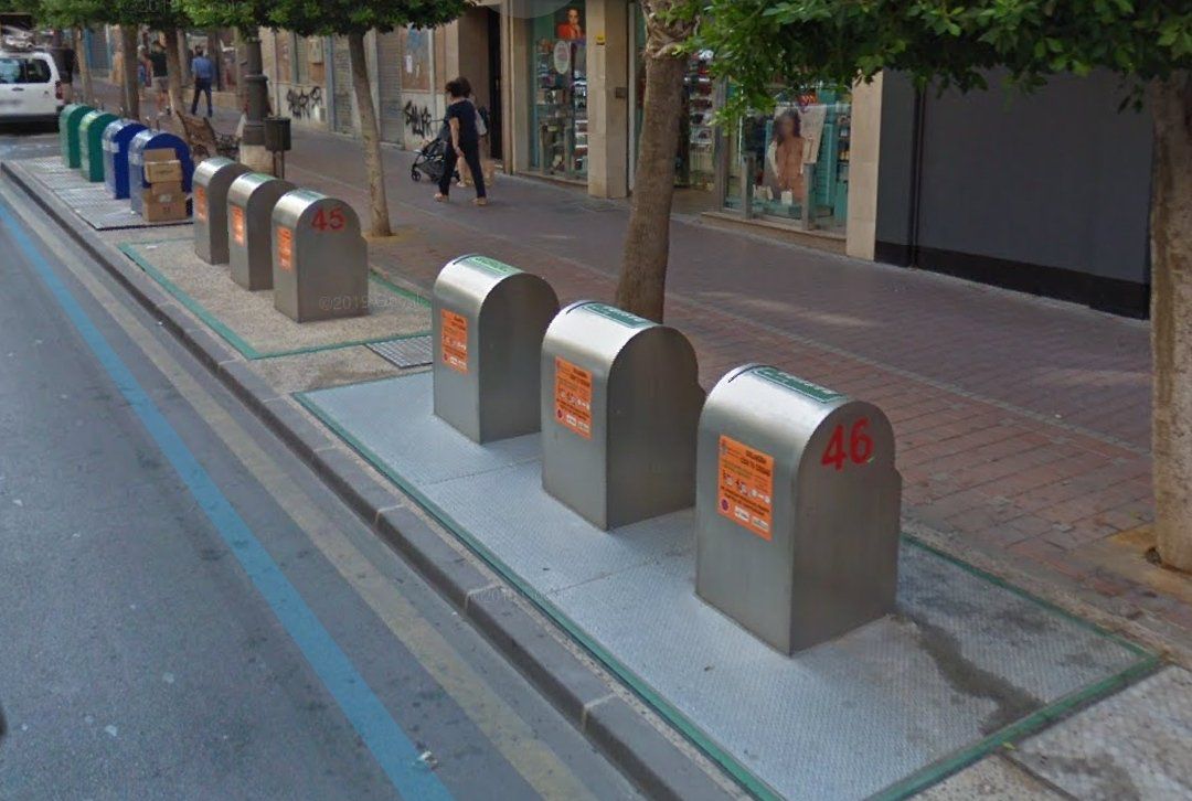 Imagen de contenedores soterrados Imagen de contenedores soterrados