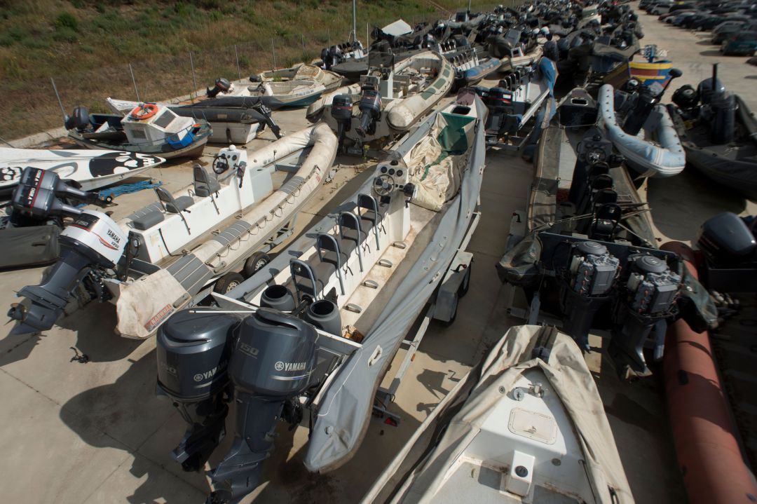 Varias embarcaciones incautadas a, supuestamente, organizaciones relacionadas con el narcotráfico en el Campo de Gibraltar. Varias embarcaciones incautadas a, supuestamente, organizaciones relacionadas con el narcotráfico en el Campo de Gibraltar.