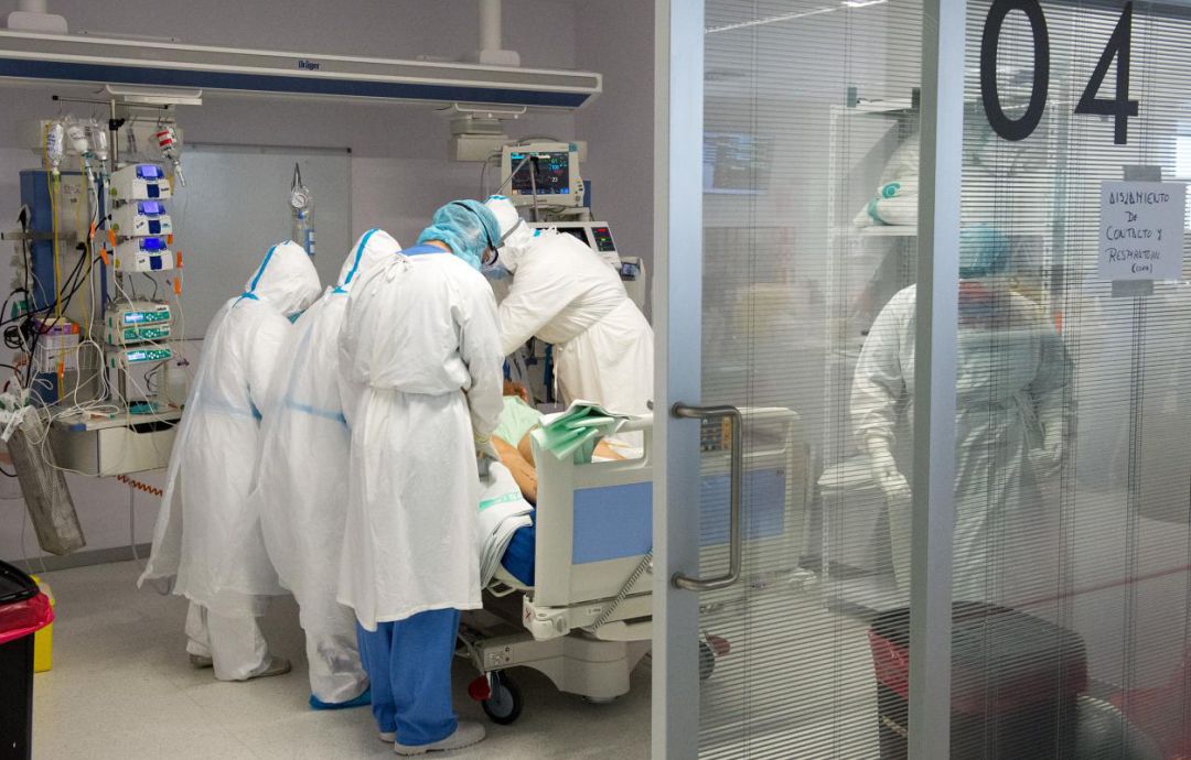 El 75% de los pacientes ingresados en la región no están vacunados El 75% de los pacientes ingresados en la región no están vacunados