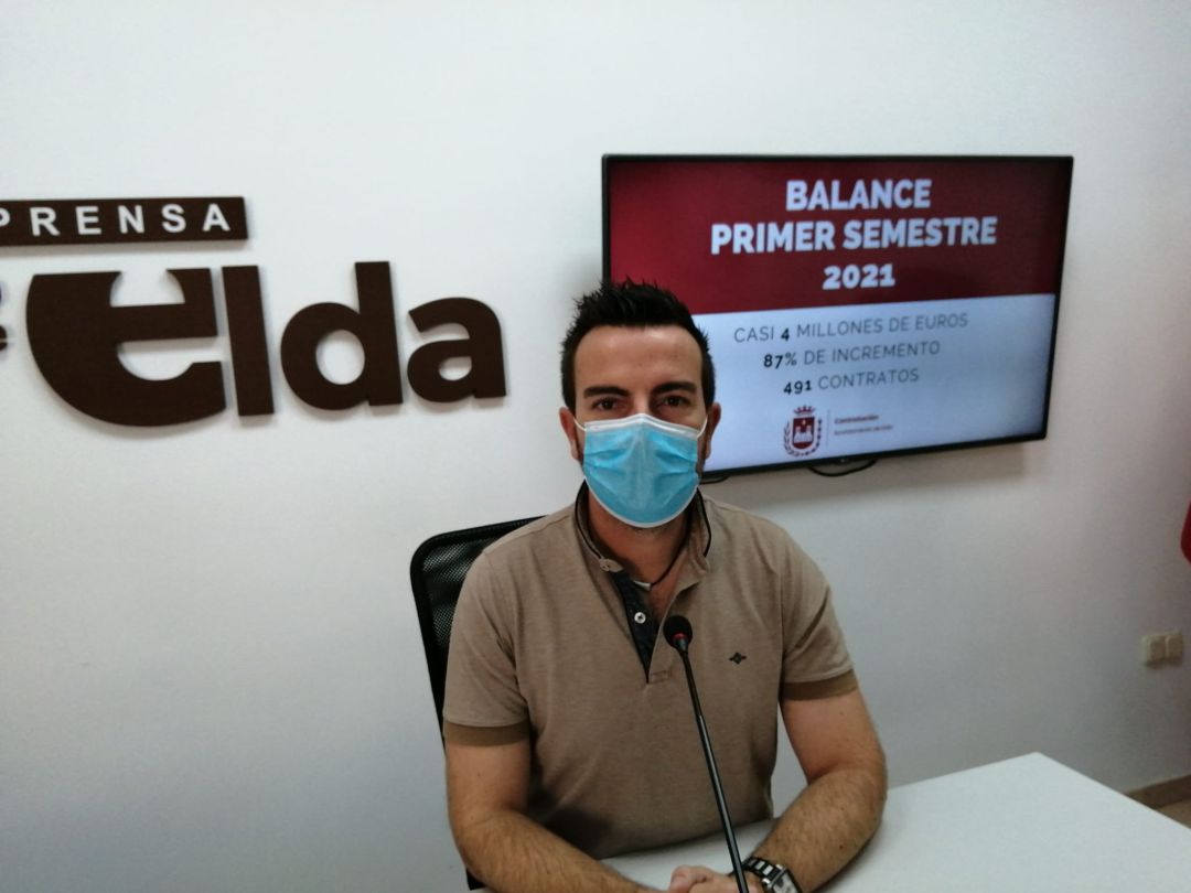 Fernando Gómez, edil de Contratación en Elda Fernando Gómez, edil de Contratación en Elda