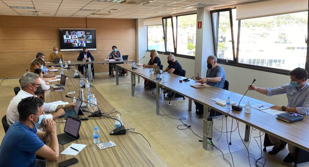 Imagen del pleno del Ayuntamiento de Ibiza Imagen del pleno del Ayuntamiento de Ibiza