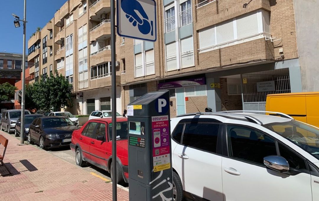 Máquina de aparcamiento de la ORA Máquina de aparcamiento de la ORA