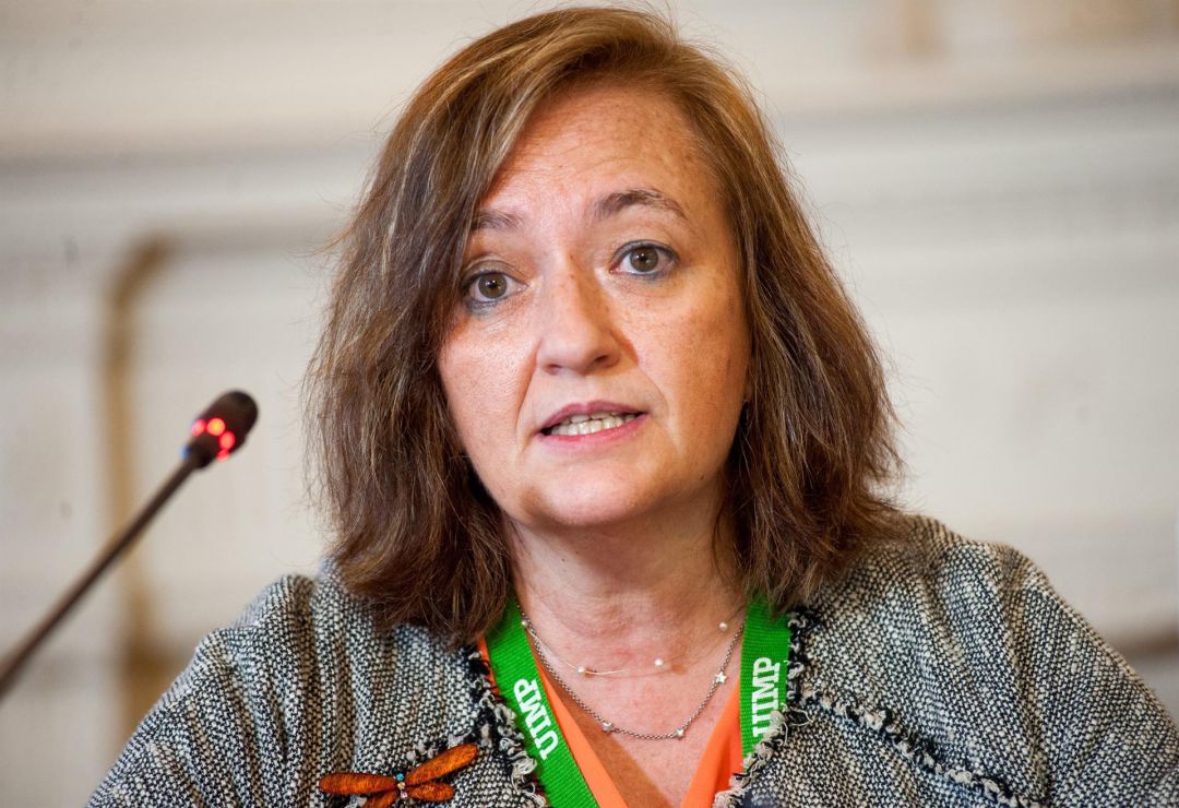 La presidenta de la Autoridad Independiente de Responsabilidad Fiscal (AIReF), Cristina Herrero, en el seminario 'La economía de la pandemia' organizado por APIE y BBVA en la Universidad Internacional Menéndez Pelayo (UIMP) de Santander. La presidenta de la Autoridad Independiente de Responsabilidad Fiscal (AIReF), Cristina Herrero, en el seminario 'La economía de la pandemia' organizado por APIE y BBVA en la Universidad Internacional Menéndez Pelayo (UIMP) de Santander.