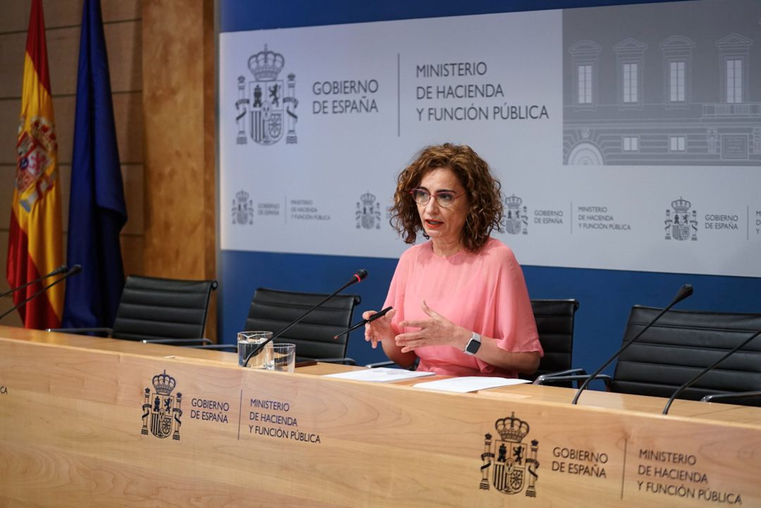 Rueda de prensa de Montero tras la Conferencia Sectorial del Plan de Recuperación Rueda de prensa de Montero tras la Conferencia Sectorial del Plan de Recuperación