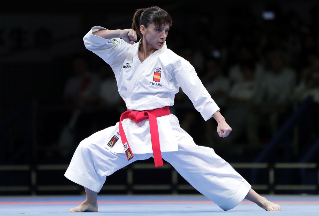 La karateka española Sandra Sánchez. La karateka española Sandra Sánchez.