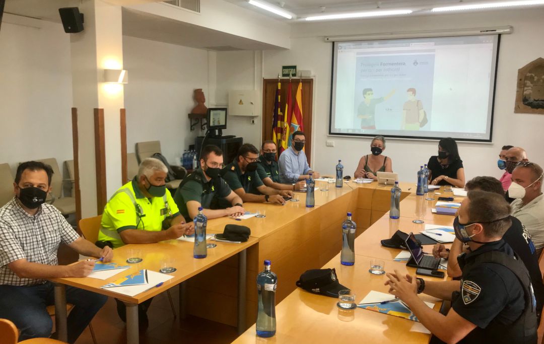 Imagen de la reunión de coordinación Imagen de la reunión de coordinación
