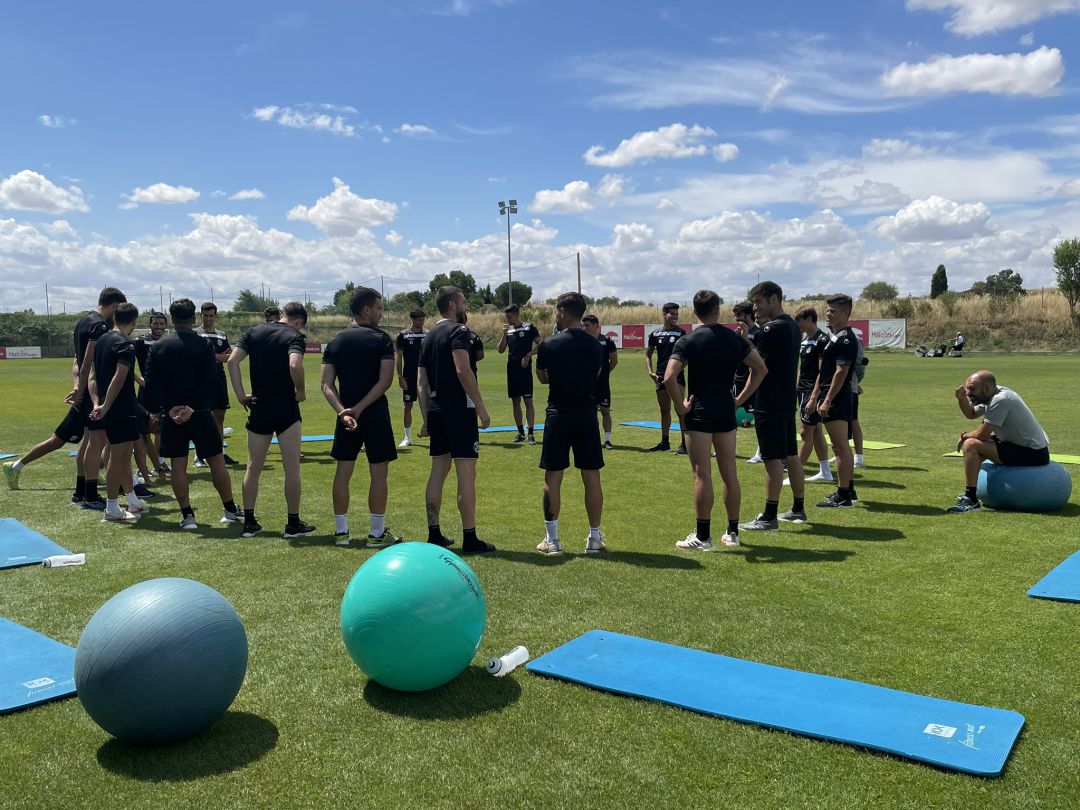 Sesión de trabajo de esta pretemporada Sesión de trabajo de esta pretemporada
