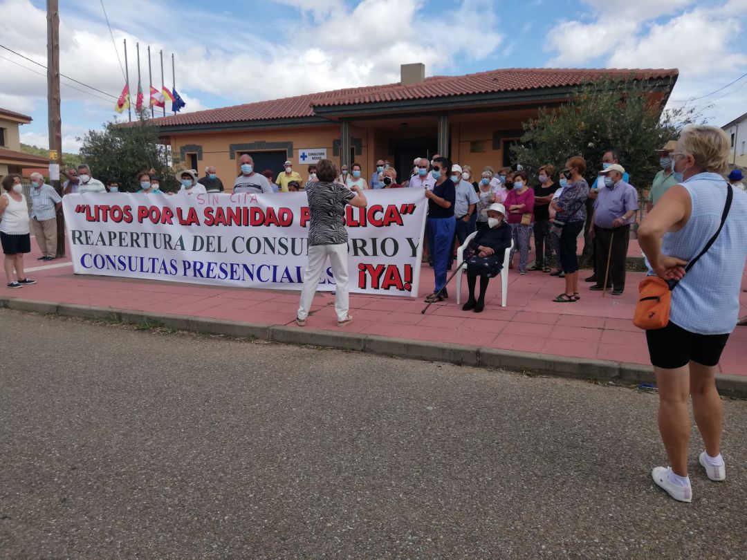 Momento de la protesta Momento de la protesta