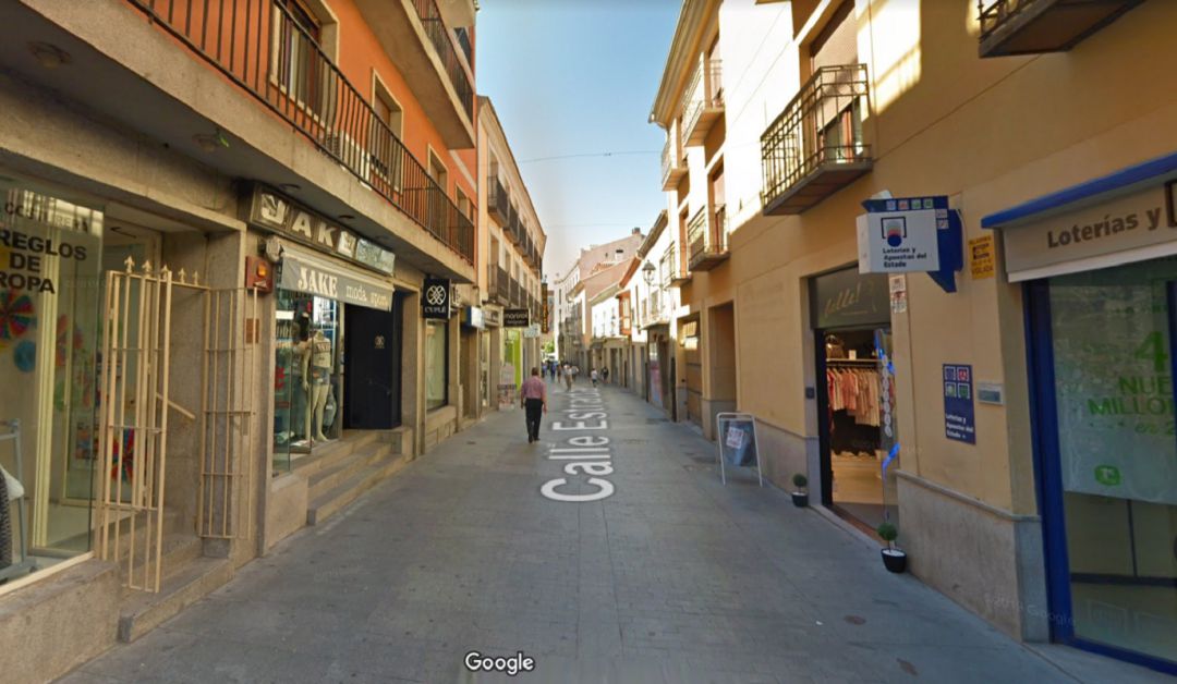 El ataque se produjo en la calle Estrada El ataque se produjo en la calle Estrada