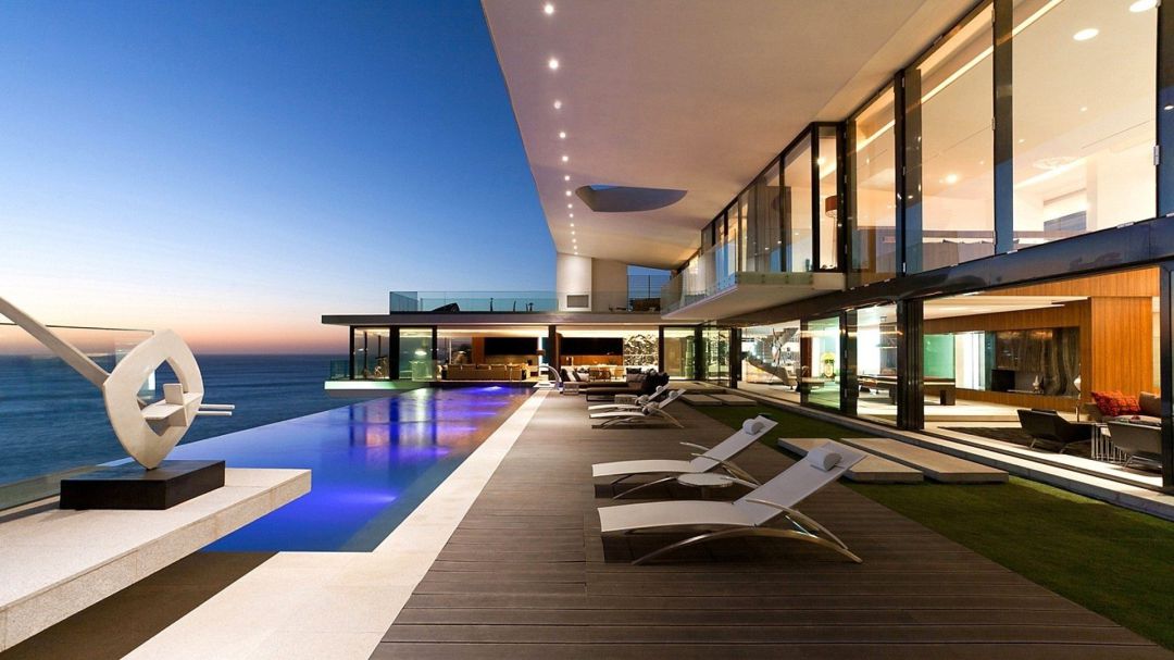 Una de la casas de lujo de Marbella (Málaga) Una de la casas de lujo de Marbella (Málaga)