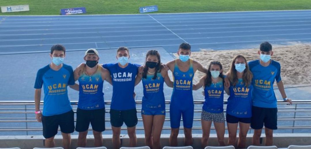 Integrantes del club UCAM Atletismo Cartagena Integrantes del club UCAM Atletismo Cartagena