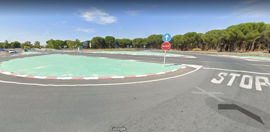 Zona donde se produjo el accidente Zona donde se produjo el accidente