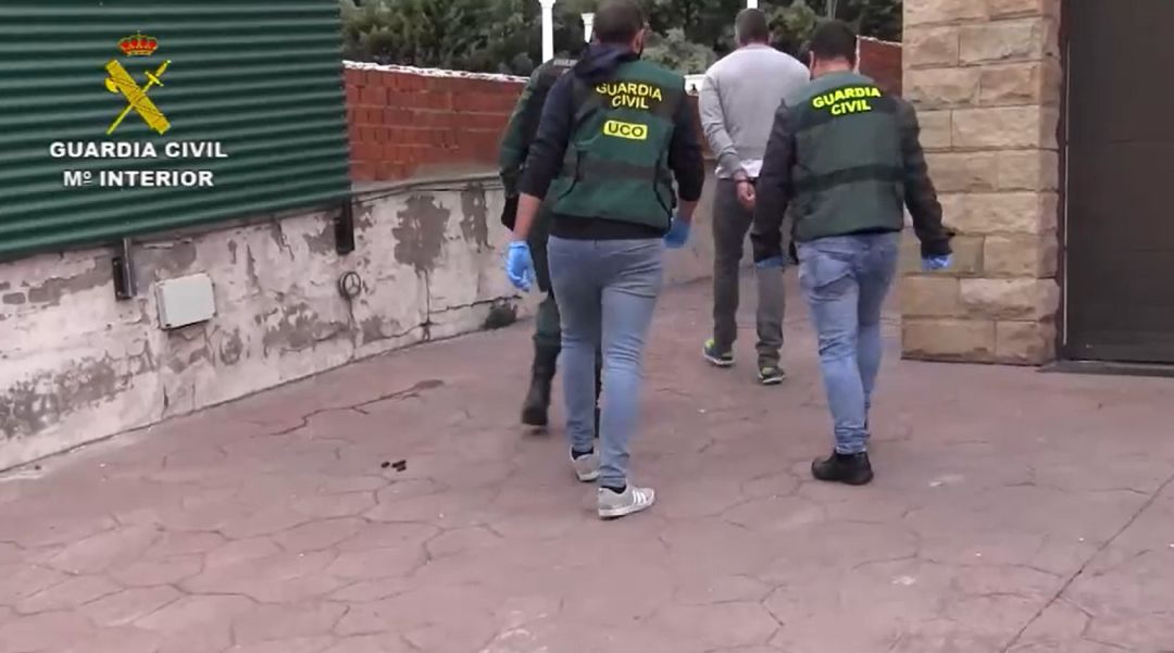 Uno de las detenciones en la operación Uno de las detenciones en la operación