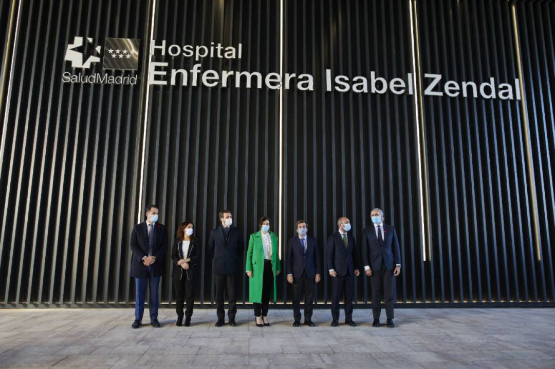 Inauguración del hospital Enfermera Isabel Zendal el pasado 1 de diciembre de 2020. Inauguración del hospital Enfermera Isabel Zendal el pasado 1 de diciembre de 2020.
