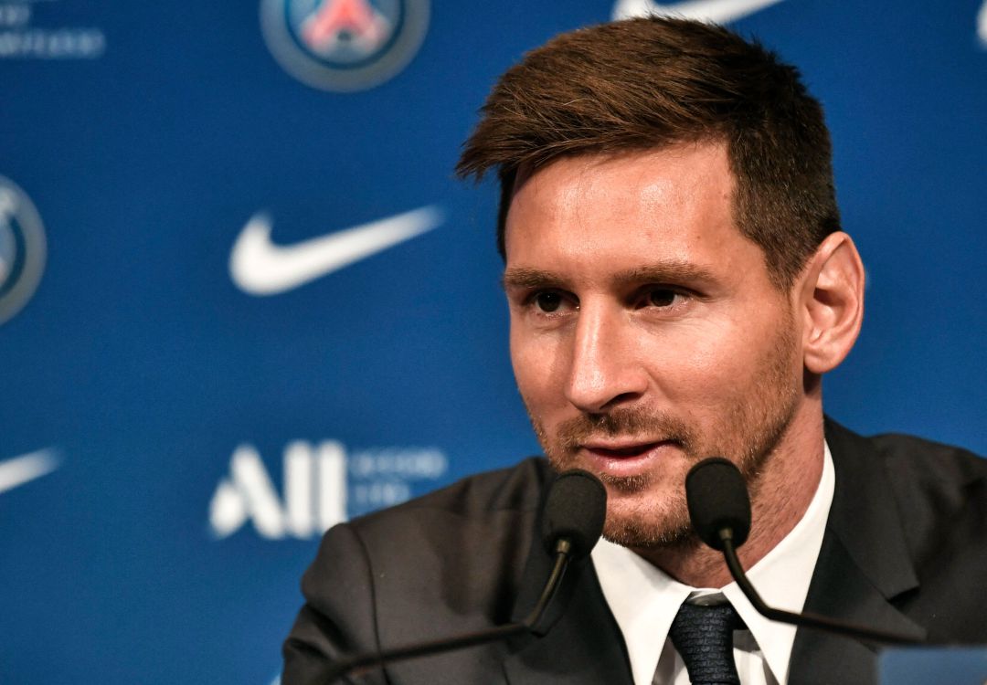 Lionel Messi habló con los medios por primera vez como jugador del PSG Lionel Messi habló con los medios por primera vez como jugador del PSG
