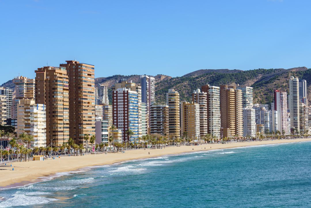 Playa de Levante en Benidorm Playa de Levante en Benidorm