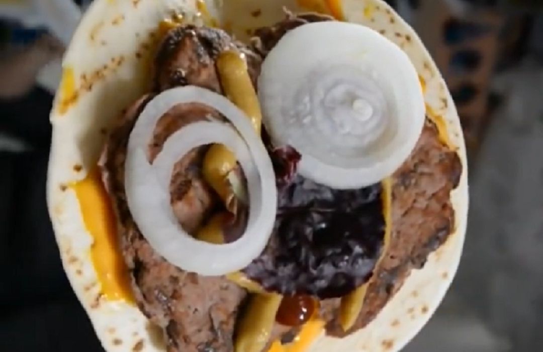 Así es la hamburguesa espacial de la ESA. Así es la hamburguesa espacial de la ESA.