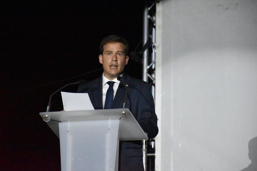 Roger Cerdà, en el discurso inaugural Roger Cerdà, en el discurso inaugural