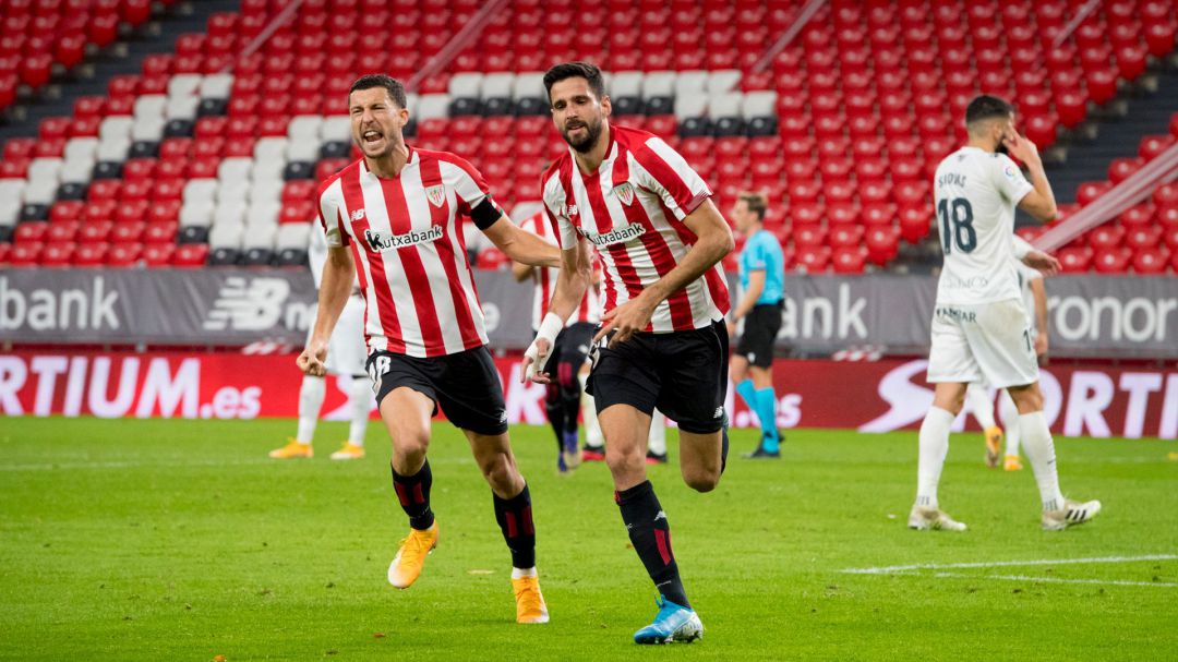 Kodro celebrando su último gol como jugador del Athletic Kodro celebrando su último gol como jugador del Athletic