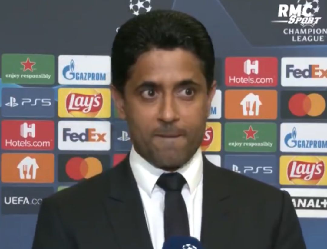 Nasser Al-Khelaïfi, presidente del Paris Saint-Germain Nasser Al-Khelaïfi, presidente del Paris Saint-Germain