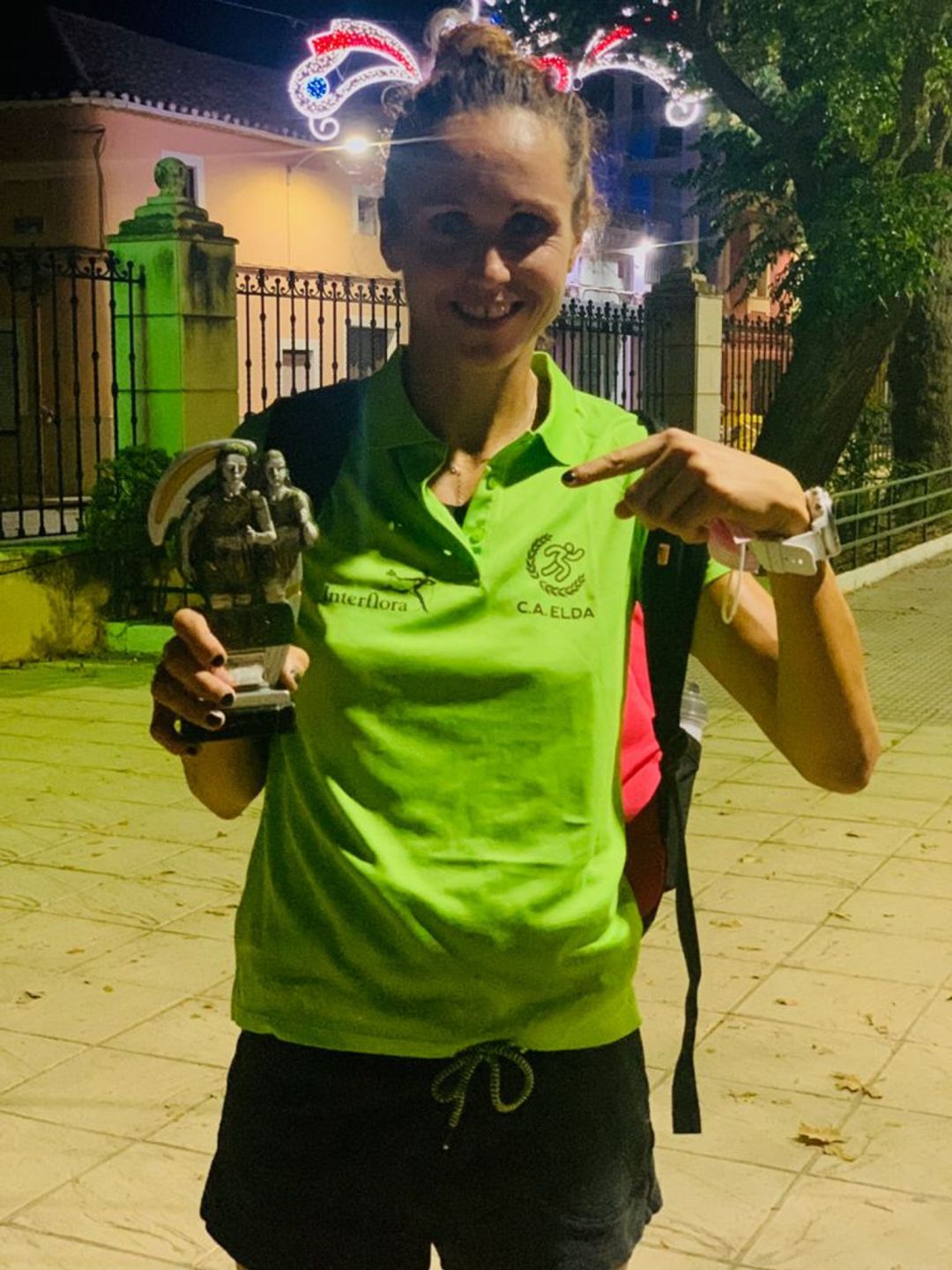 Pilar Rubio, subcampeona en la Milla Internacional de Madrigueras Pilar Rubio, subcampeona en la Milla Internacional de Madrigueras