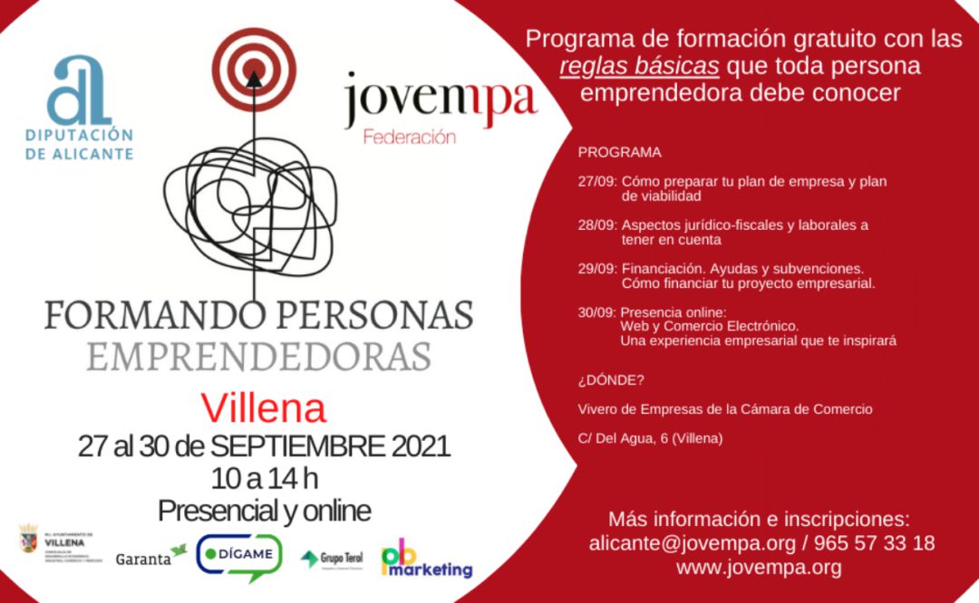 Cartel del programa formativo Cartel del programa formativo